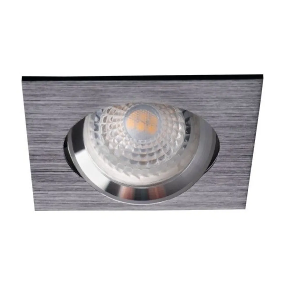 LED Strahler Einbaurahmen Schwarz - Sägegröße 70-75mm Außengröße 82x82mm