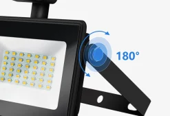 LED Strahler mit Bewegungssensor - 50W entspricht 450W - Lichtfarbe optional - 3 Jahre Garantie