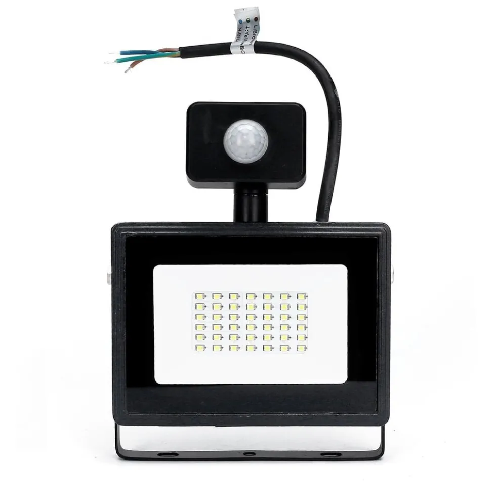LED Strahler mit Bewegungssensor - 50W entspricht 450W - Lichtfarbe optional - 3 Jahre Garantie