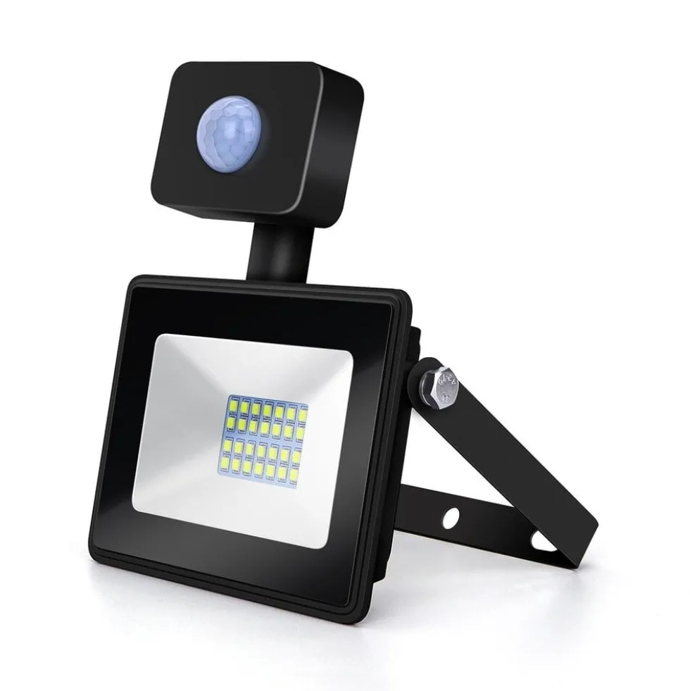 LED Strahler mit Bewegungssensor - 20W entspricht 180W - Lichtfarbe optional - 3 Jahre Garantie