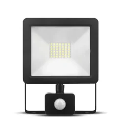 LED Strahler mit Bewegungssensor - 30W entspricht 270W - Lichtfarbe optional - 3 Jahre Garantie