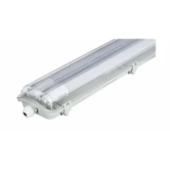 LED T8 / G13 - 60cm - IP65 Wasserdichte Halterung - für Feuchtraum - Wannenleuchte - IK10