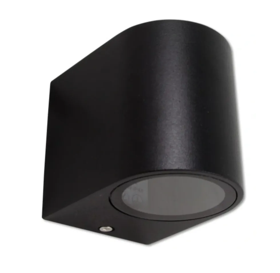 LED Wandlampe Außenbereich - 4W - 3000K - Schwarz