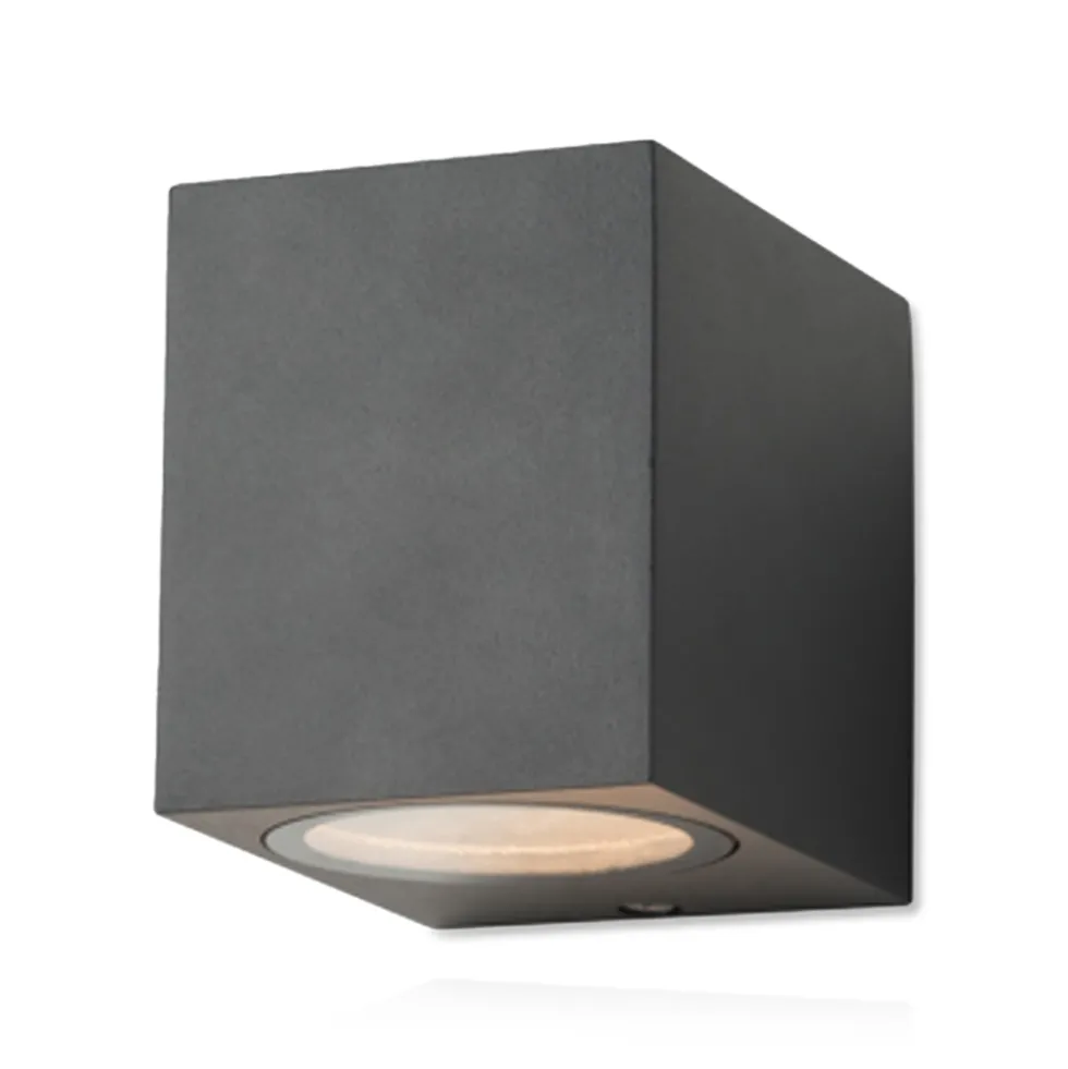LED Wandlampe Außenbereich - 4W - 3000K - Anthrazit