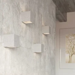 LED Wandleuchte Beton LEO - 1 x G9 Fassung - exkl. LED's