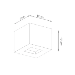 LED Wandleuchte Beton LEO - 1 x G9 Fassung - exkl. LED's