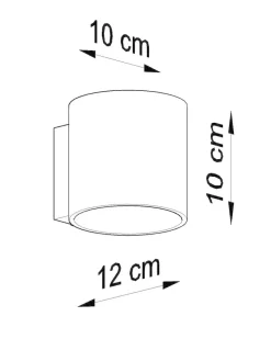 LED Wandleuchte Beton ORBIS - 1 x G9 Fassung - exkl. LED's