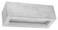 LED Wandleuchte Beton VEGA 30 - 1 x E27 Fassung - exkl. LED's