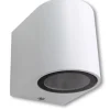LED Wandleuchte rund Weiß - GU10 Fassung - IP44 - geeignet für 1 GU10 Spot