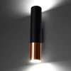 LED Wandleuchte Schwarz Kupfer LOOPEZ - 1 x GU10 Fassung - exkl. LED's