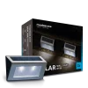 LED Wandleuchte Solar - IP44 12Lm 6000K Tageslichtweiß - Duo-Pack