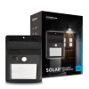 LED Wandleuchte Solar mit Sensor schwarz - IP44 100Lm 6000K Tageslichtweiß