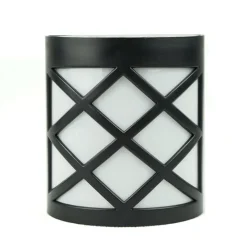 LED Wandleuchte Solar schwarz - IP44 1,5Lm - 6000K Tageslichtweiß