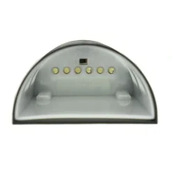 LED Wandleuchte Solar schwarz - IP44 1,5Lm - 6000K Tageslichtweiß