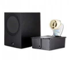 LED Wandleuchte viereckig Schwarz - GU10 Fassung - IP44 - geeignet für 1 GU10 Spot - exkl. LED Spot