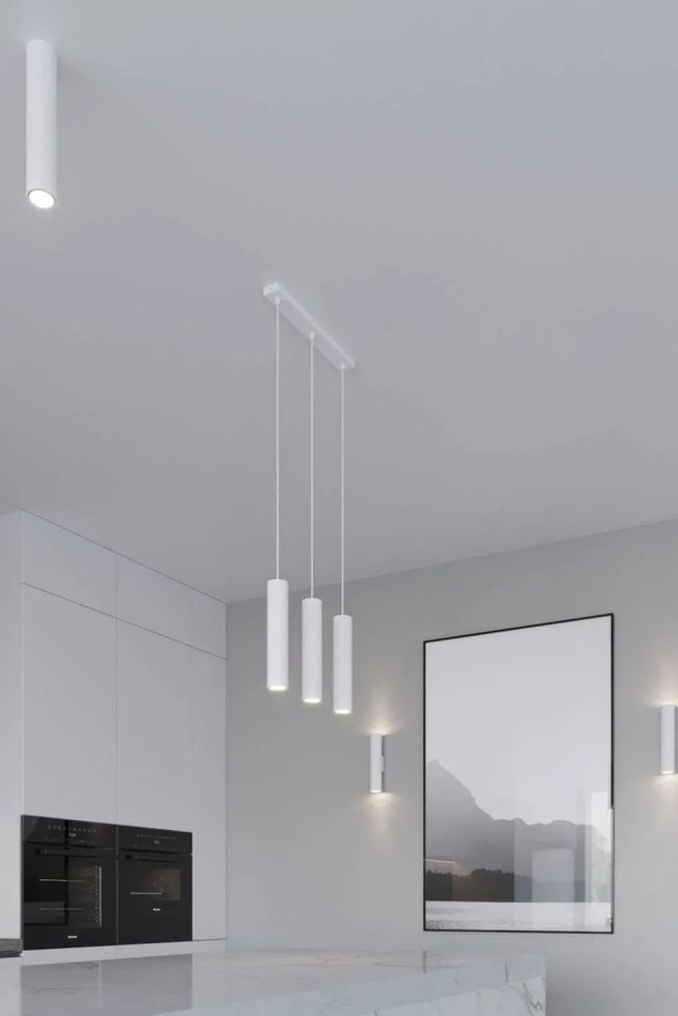 LED Wandleuchte Weiß LAGOS - 1 x GU10 Fassung - exkl. LED's