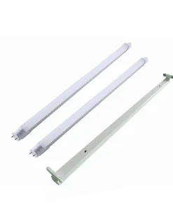 1.2m 36W LED Halterung + 2 LED Leuchtstoffröhren 4000k 840 Neutralweiß Komplettset