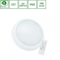 Nymphea City Pro 2 LED Wand- & Deckenleuchte Ø32cm Weiß 18-24W - CCT Sensor