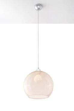 Pendelleuchte BALL Champagner - 1x E27 Fassung - max. 60W - exkl. LED's