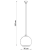 Pendelleuchte BALL Gelb - 1x E27 Fassung - max. 60W - exkl. LED's