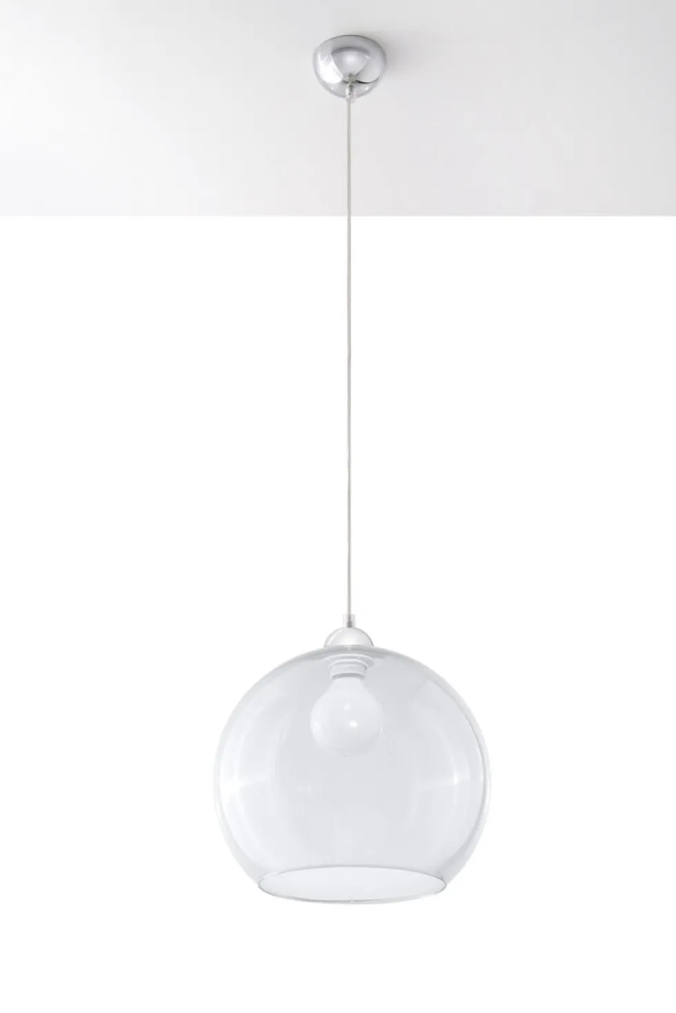 Pendelleuchte BALL Transparent - 1x E27 Fassung - max. 60W - exkl. LED's