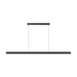 Pendelleuchte 120cm Balken LED - 30W 3000Lm - Schwarz - CCT-Schalter (3000/4000/6500K) - Nicht dimmbar
