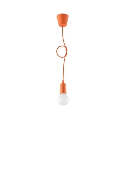 Pendelleuchte DIEGO 1 Orange - 1x E27 Fassung - max. 60W - exkl. LED's