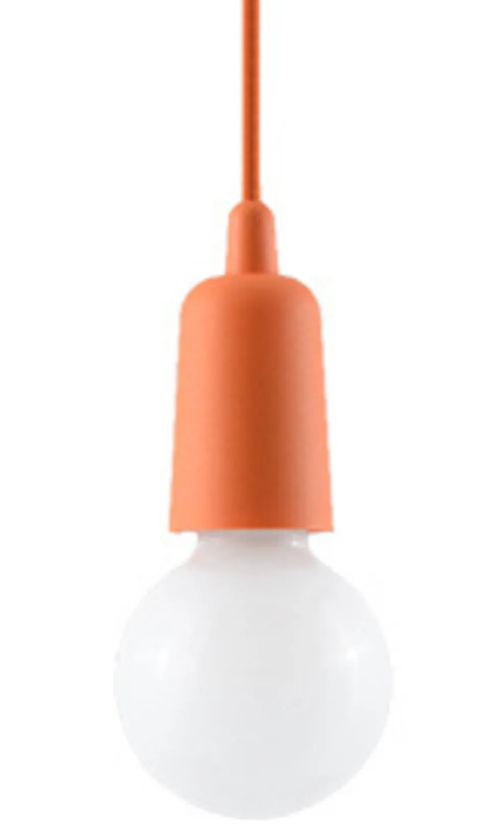 Pendelleuchte DIEGO 1 Orange - 1x E27 Fassung - max. 60W - exkl. LED's