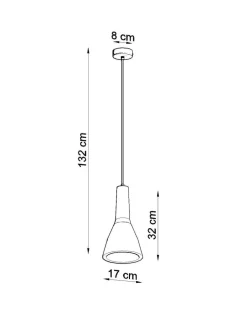 Pendelleuchte EMPOLI - 1x E27 Fassung - max. 60W - exkl. LED's