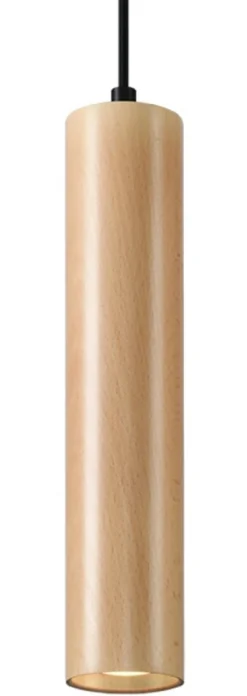 Pendelleuchte LINO Holz - 1x GU10 Fassung - max. 40W - exkl. LED's