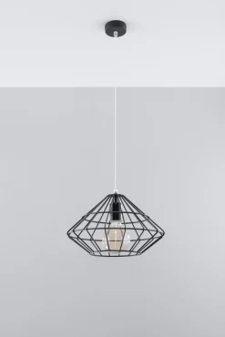 Pendelleuchte UMBERTO Schwarz - 1x E27 Fassung - max. 60W - exkl. LED's