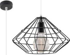 Pendelleuchte UMBERTO Schwarz - 1x E27 Fassung - max. 60W - exkl. LED's