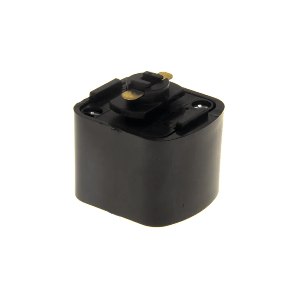 1-Phasen Schienenadapter - Schwarz - viereckig
