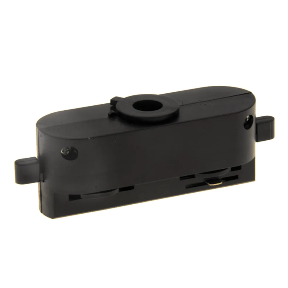 1-Phasen Schienenadapter - Schwarz