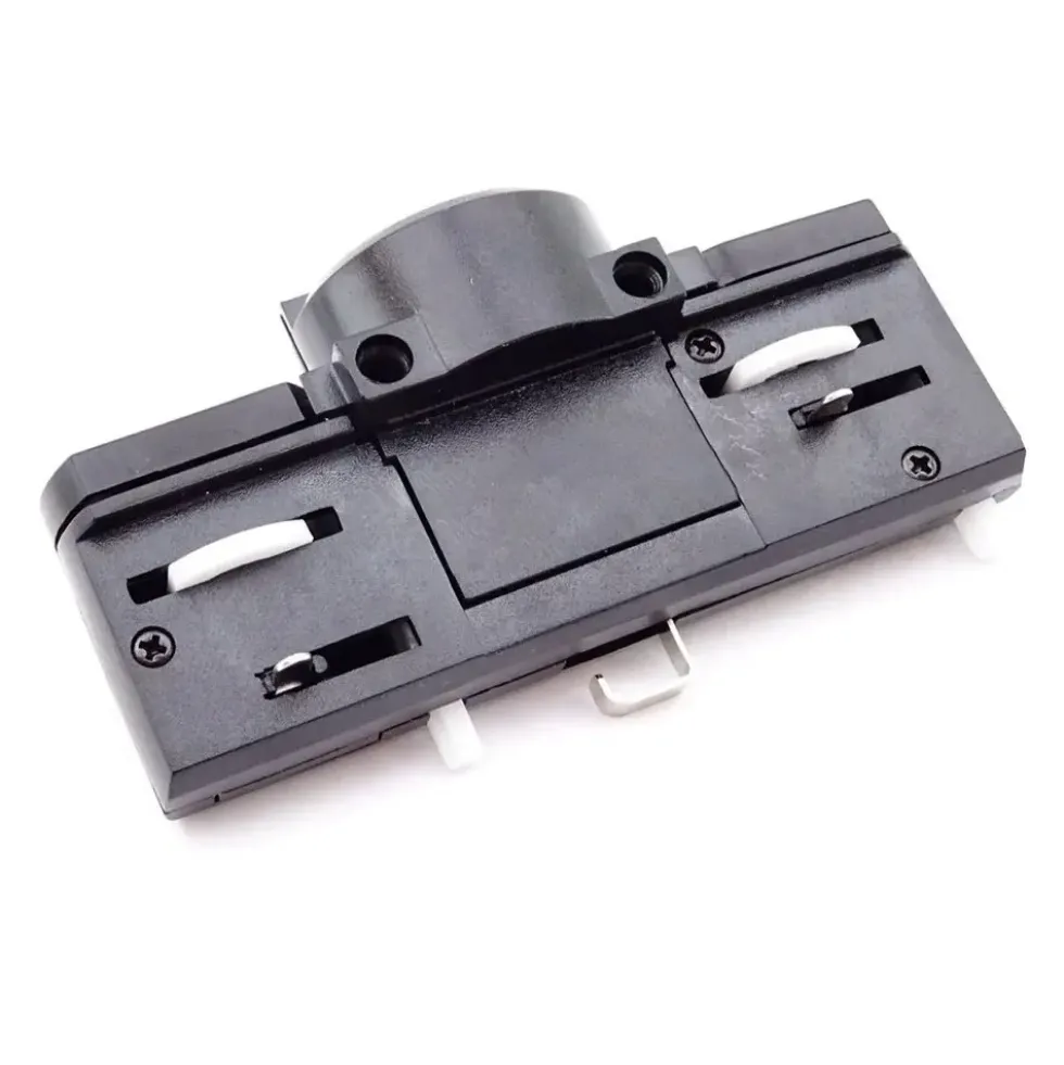3-Phasen Stromschienen-Zubehör | Einspeiser-Adapter – geeignet für Pendelleuchten – Schwarz