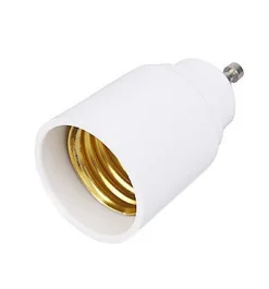Reduzierstück Adapter GU10 auf E27 Weiß max. 60W