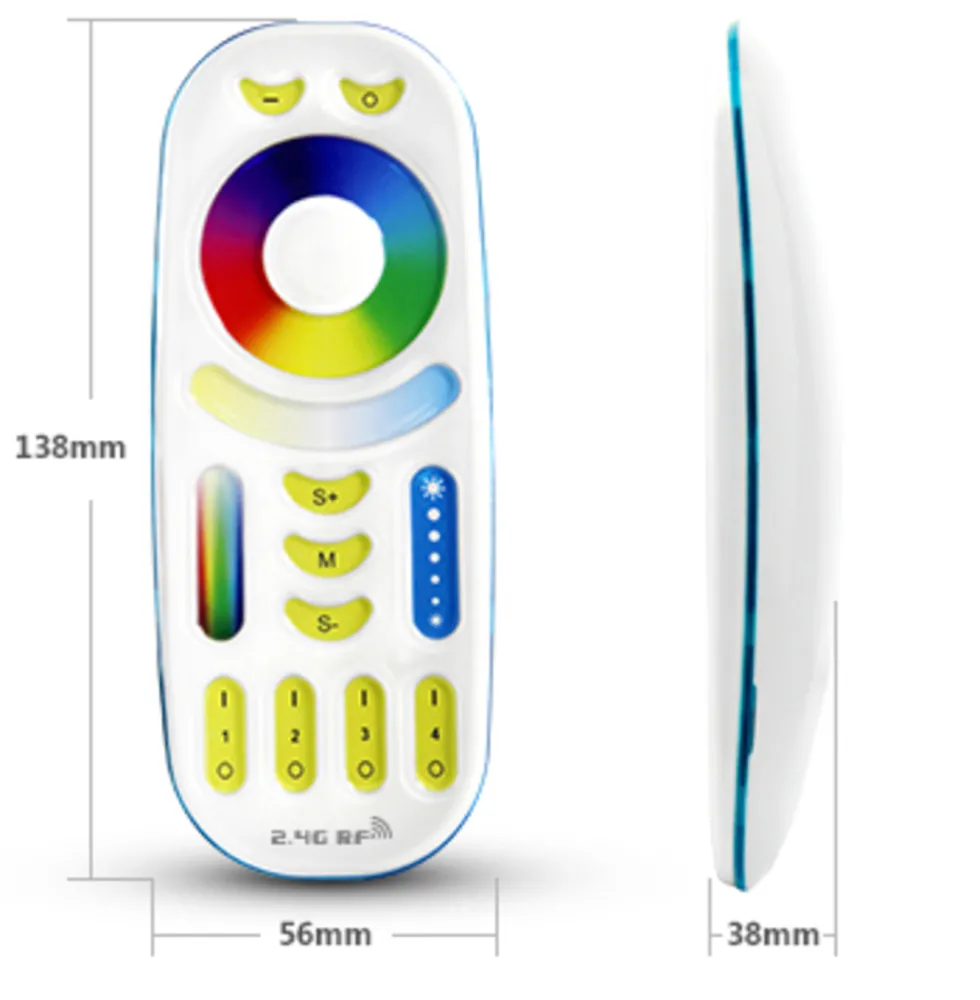 RGB+CCT Fernbedienung 4 Zone