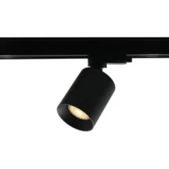 Schienenstrahler Schwarz – Megano 3-phasig – GU10-Fassung – Einzelleuchte – Aluminium