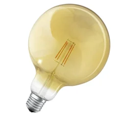 Smart+ Zigbee E27 Globe Classic Fadenlampe Gold 6W 680lm - 825 Extra Warmweiß | Dimmbar - Ersatz für 50W