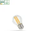 Spectrum LED Filament Leuchtmittel Tropfenform Kugel 6W E27 klar 540lm extra warmweiß 1800K