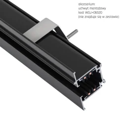 Spectrum 3-Phasen Stromschiene Einbau 100 cm Schwarz