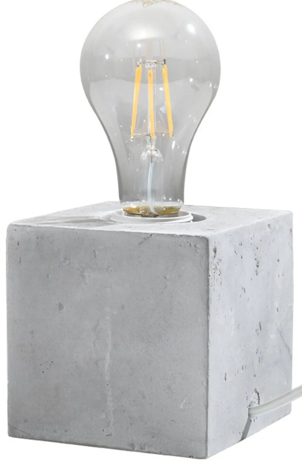 Tischleuchte ARIZ Beton - 1x E27 Fassung - max. 60W - exkl. LED's
