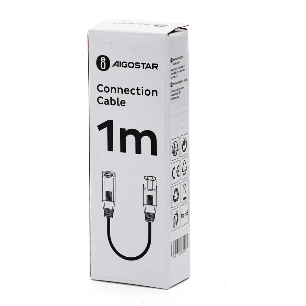 T5 LED Armatuur - Verlengsnoer 1 meter - Wit