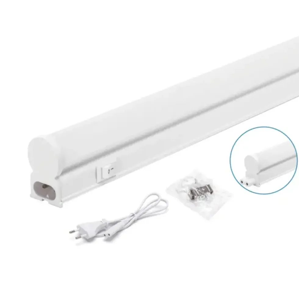 T5 LED Küchenunterbauleuchte - 120cm - Lichtfarbe optional - komplett mit 0,6m Anschlusskabel und Ein- / Ausschalter - 18W entspricht 140W