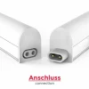 T5 LED Küchenunterbauleuchte - 90cm - Lichtfarbe optional - komplett mit 0,6m Anschlusskabel und Ein- / Ausschalter - 12W entspricht 100W