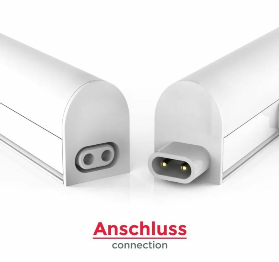 T5 LED Küchenunterbauleuchte - 90cm - Lichtfarbe optional - komplett mit 0,6m Anschlusskabel und Ein- / Ausschalter - 12W entspricht 100W