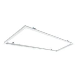 Unterputz Deckenrahmen 120x30cm - Weiß | Ideal für Side- und Backlit LED Panels in Gipsdecken