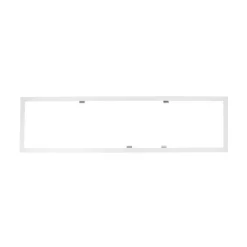 Unterputz Deckenrahmen 120x30cm - Weiß | Ideal für Side- und Backlit LED Panels in Gipsdecken