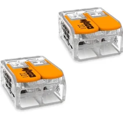 Verbindungsklemmen 2-polig 0.14-4 mm² 221-413 - 2 Stück