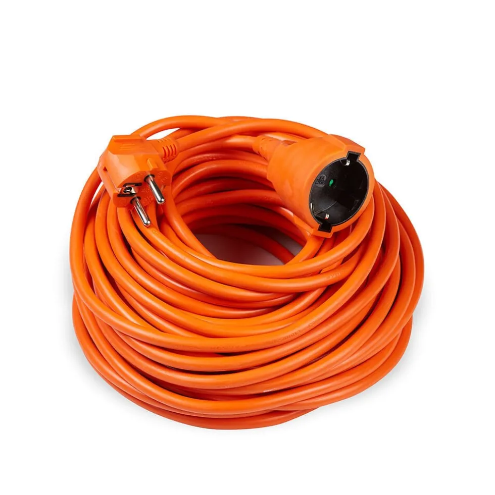 Verlängerungskabel 20 Meter - H05VV-F3G1,5 geerdet - orange